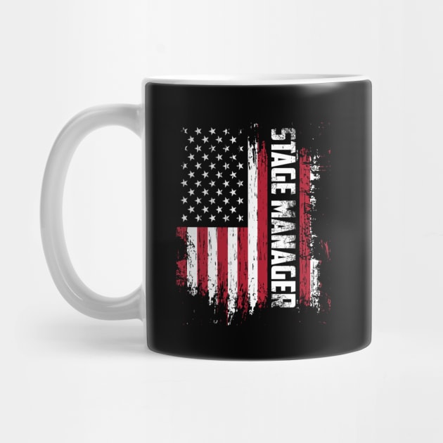 Stage Management: Official Stage Manager USA Flag by thingsandthings